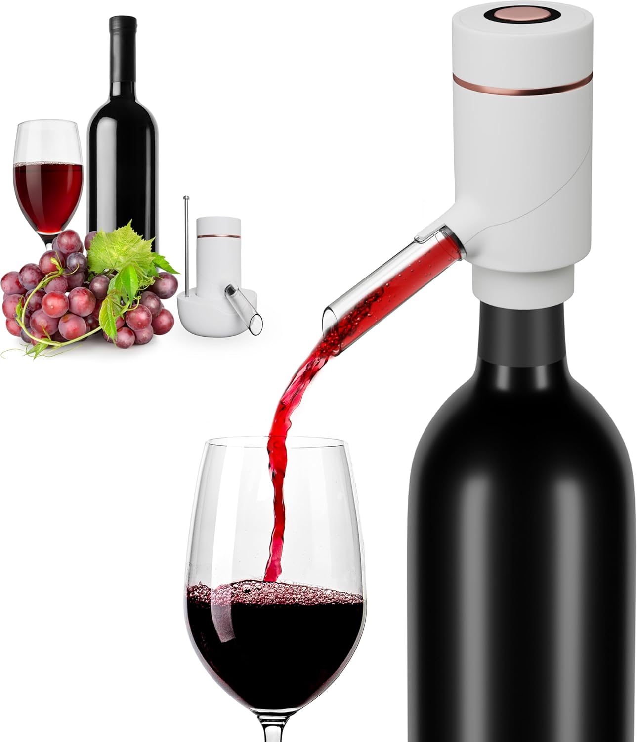 Vin Fresco Electric Wine Dispenser and Red Wine Aerator